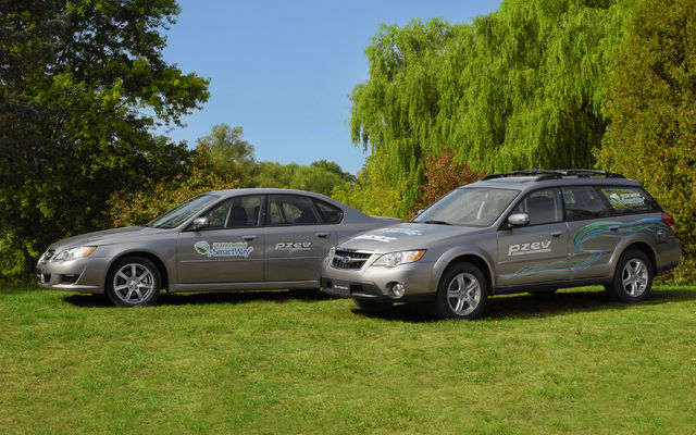 Subaru Legacy et Outback PZEV 2009