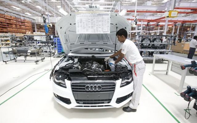 Audi A4 production in India
