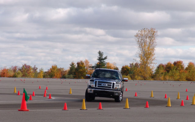 Ford F-150 2009. Quasiment à l'aise sur une piste!