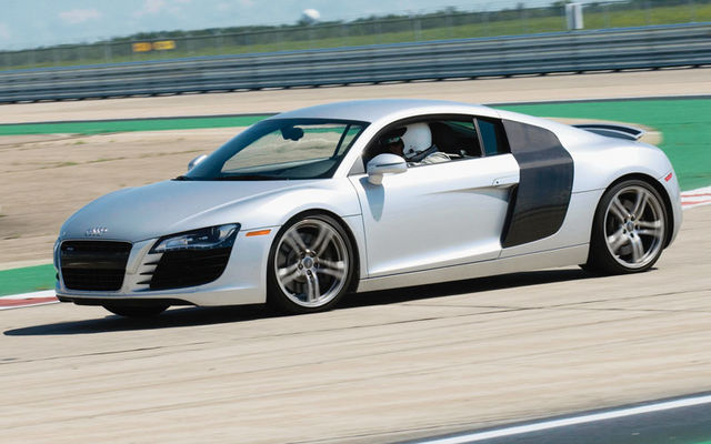 Audi R8 en action au circuit ICAR