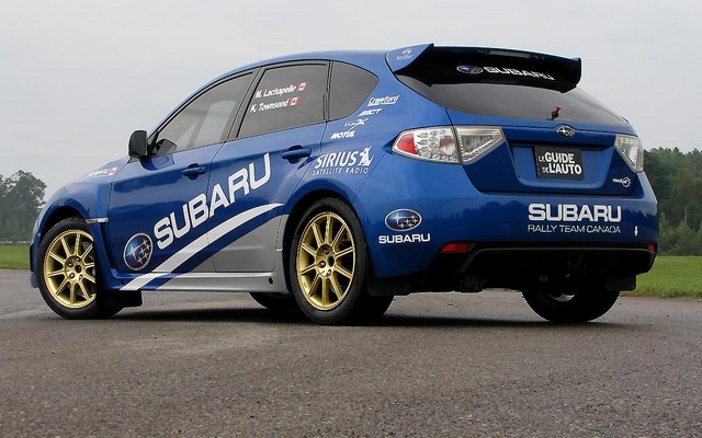 The Subaru Rally Team Canada's Impreza WRX STI