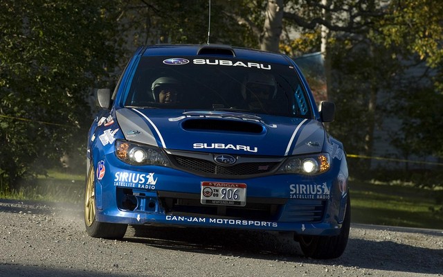 In action at Targa in the Appleton special stage