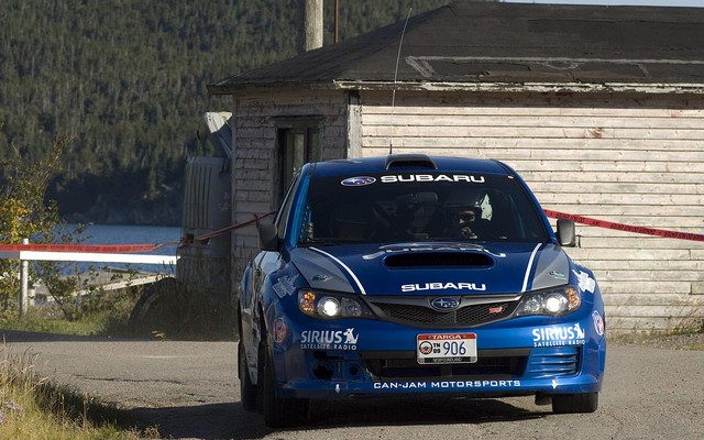 Charging through the Little Bay East stage at Targa