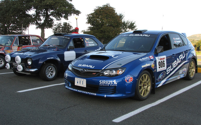 La magnifique Ford Escort RS de Paul Horton et notre STI Targa