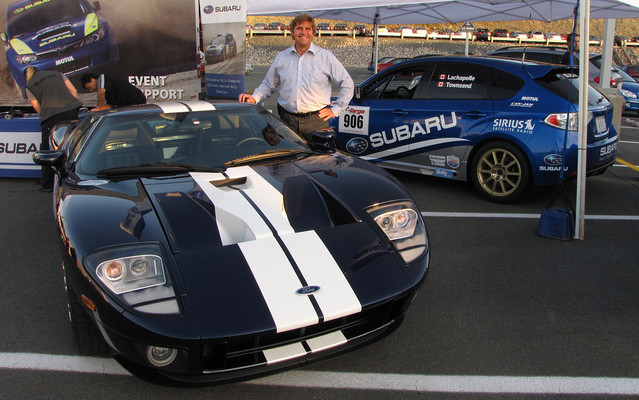 Subaru dealer Frank Howard and his precious Ford GT