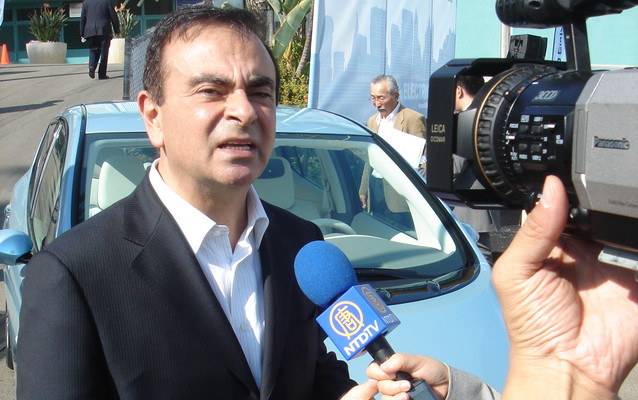 Carlos Ghosn, chef de la direction Renault et Nissan