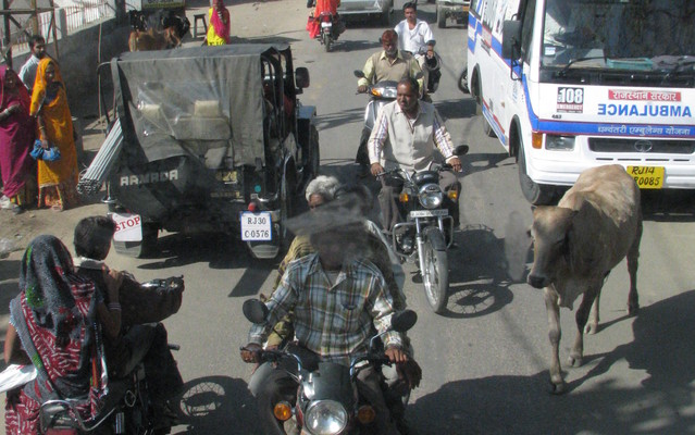 Folle circulation en Inde...