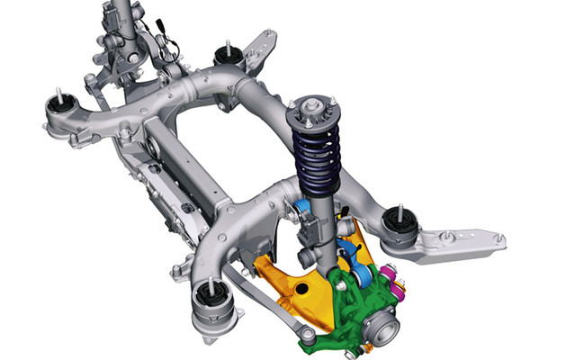 La suspension arrière de la Série 5