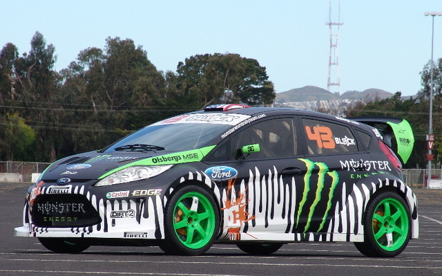 Ford Fiesta 2011 de Ken Block pour le championnat du monde en rallye (WRC)