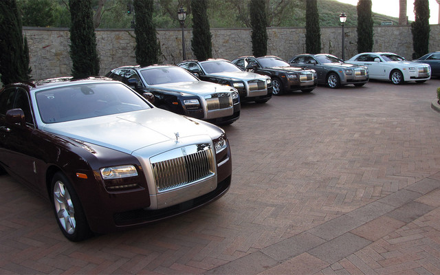 Présentation nord-américaine de la Rolls-Royce Ghost 2010 en Californie