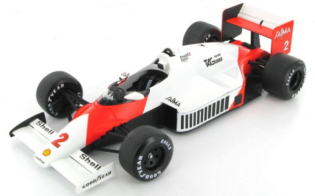 McLaren TAG/Porsche Alain Prost (Championne pilote et écurie en F1 1985)