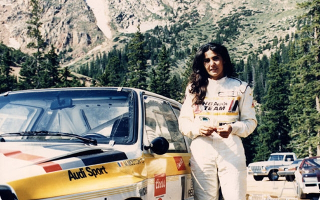 Michèele Mouton en 1982,  Vice-championne du monde en rallye