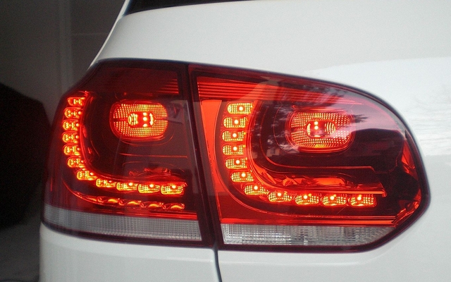 Feux arrière LED sur la VW Golf