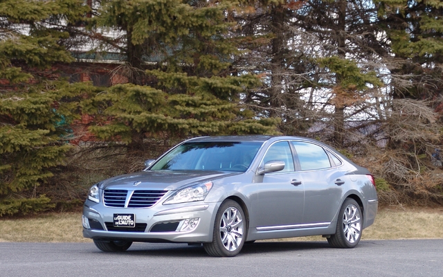 La Hyundai Equus sur le plancher des vaches