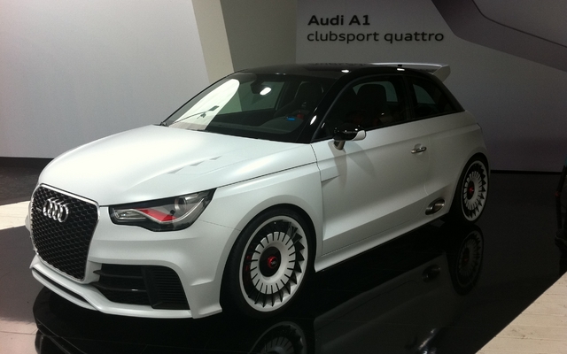 Audi A1 Concept club sport quattro au stand Audi