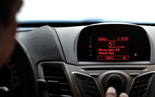 Le système SYNC disposera d'une fonction "Allergy Alert"