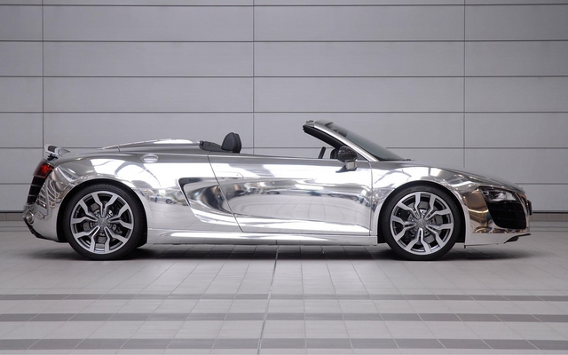 Audi R8 V10 Spyder Chrome