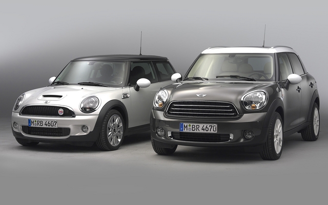 Différence de taille entre Cooper S hatchback et Countryman