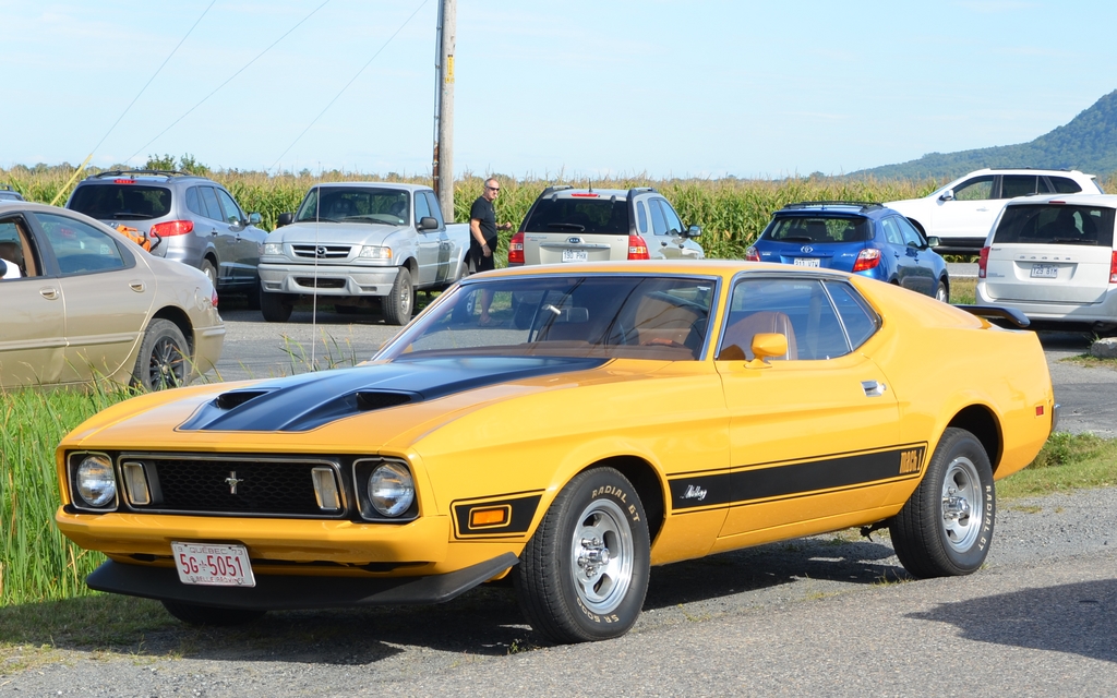 Il n’y avait pas que des européennes! Mustang Mach 1 1973