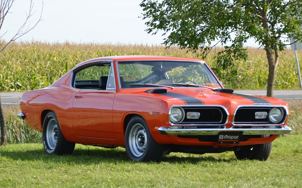 Plymouth Barracuda 1967, à moins que je me trompe...