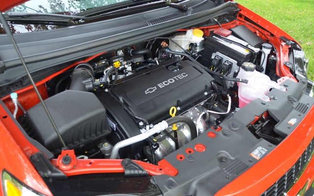Chevrolet Sonic LT 2011. Moteur de 1,8 litre