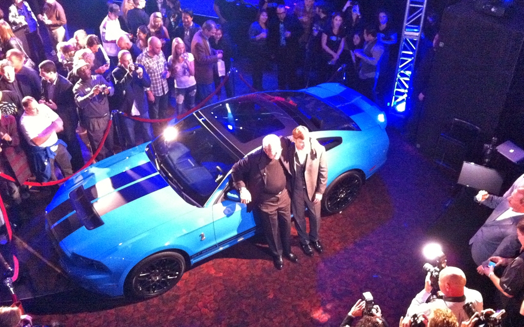 Carroll Shelby, Jim Farley et la nouvelle Ford Mustang Shelby GT500 2013