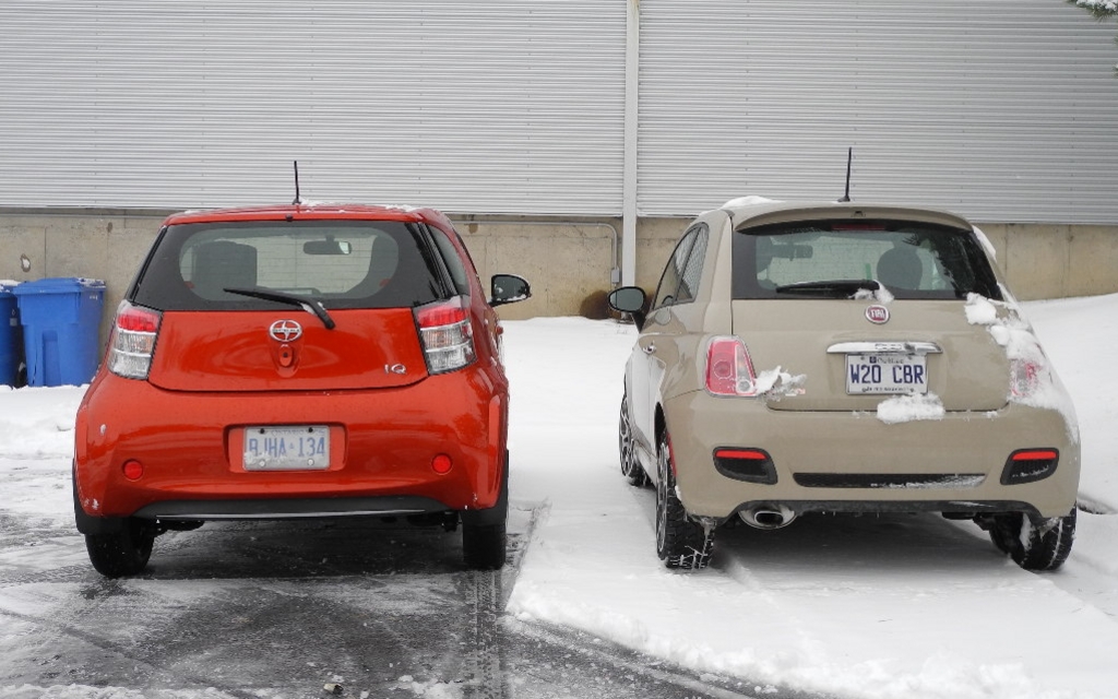 Scion iQ vs Fiat 500