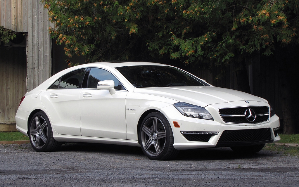 La CLS 63 AMG dans un coin tranquille à La Malbaie