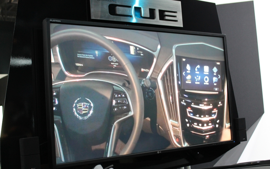 Le système CUE de Cadillac sur grand écran