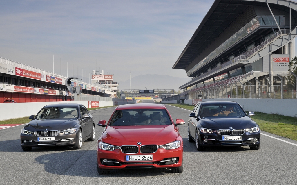 Les 3 versions proposées de gauche à droite: MODERN, SPORT et LUXURY