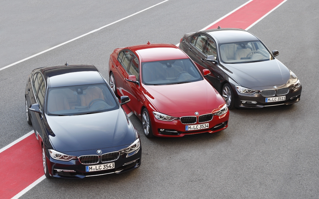 Les 3 versions de gauche à droite: LUXURY, SPORT et MODERN