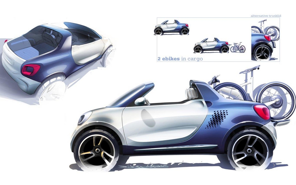 smart for-us urban pickup concept