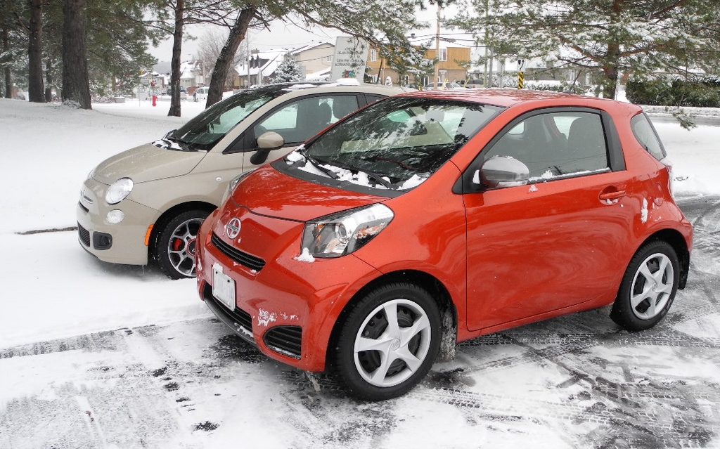 Fiat 500 vs Scion iQ