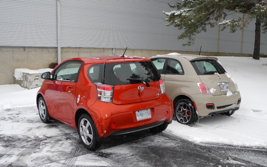 Scion iQ vs Fiat 500