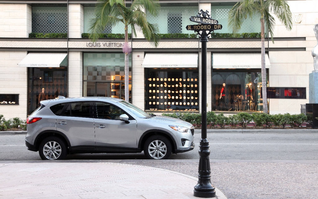 La CX-5 sur  Rodeo Drive