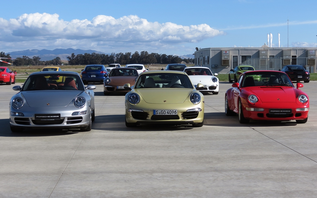 les Porsche 911 de types 997, 991 et 993