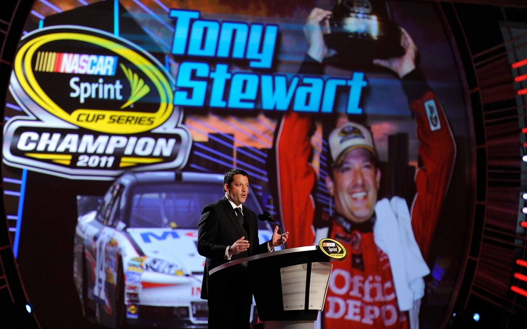Tony Stewart a conquis sa troisième Coupe Sprint de NASCAR en 2011.