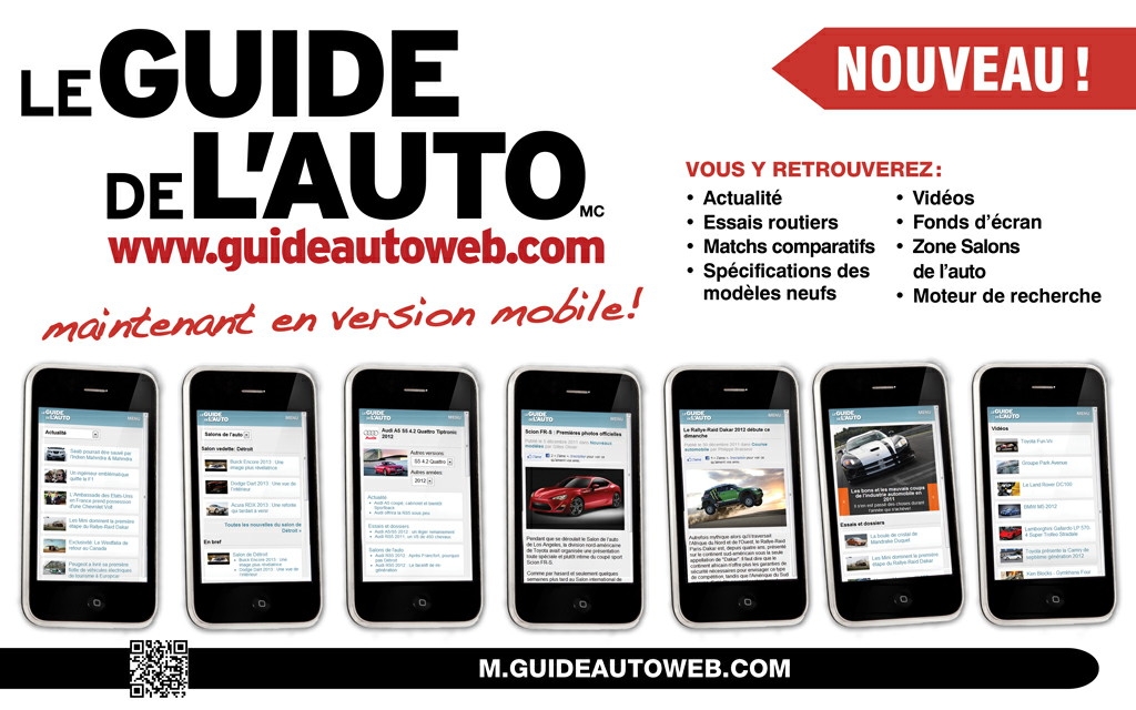 Votre Guide de l'auto web sur votre mobile!!!