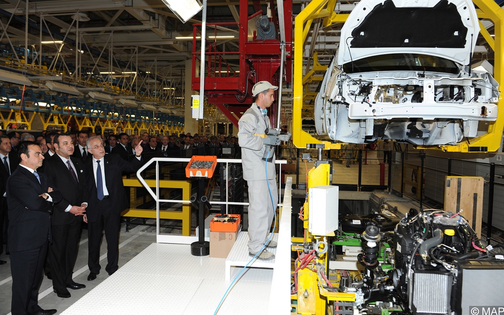 Usine Renault-Nissan de Tanger au Maroc 