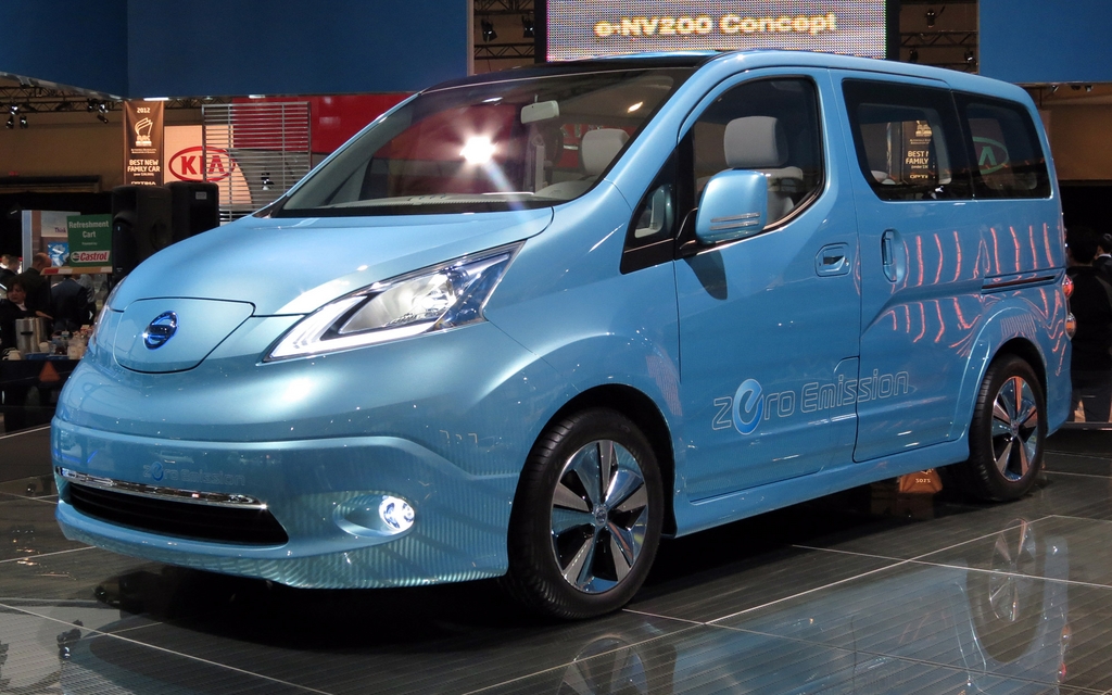 L'étude Nissan e-NV200 au Salon de Toronto