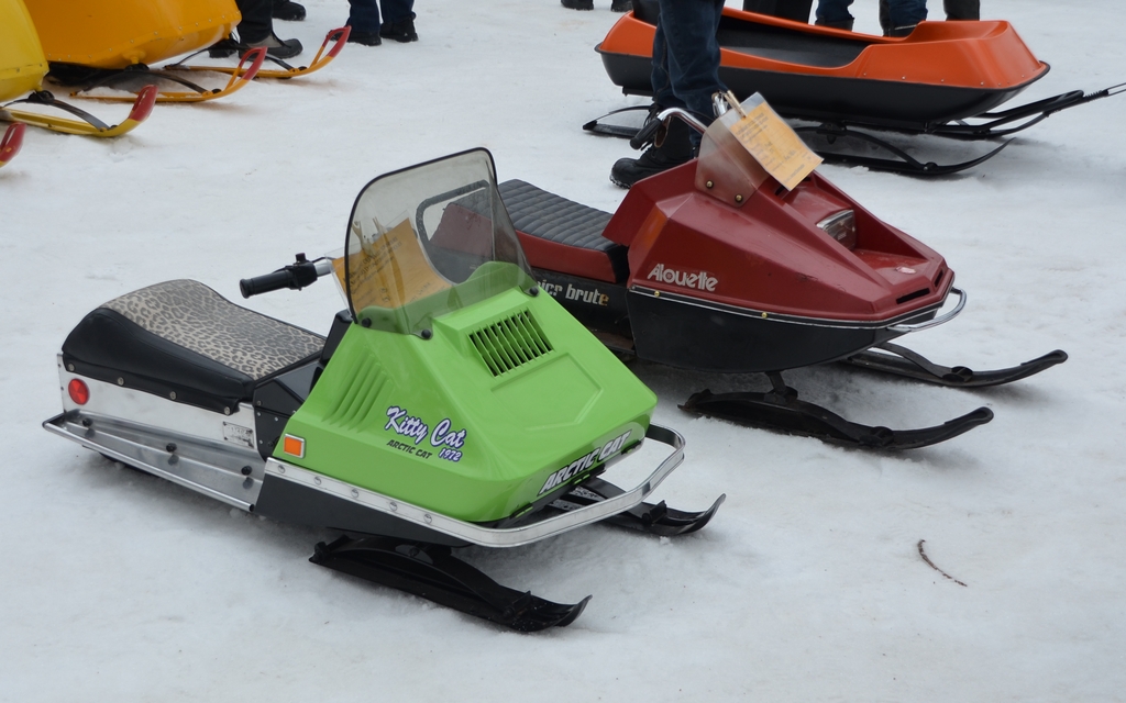 Mini-motoneiges! Roy 1963 et Alouette 1972.
