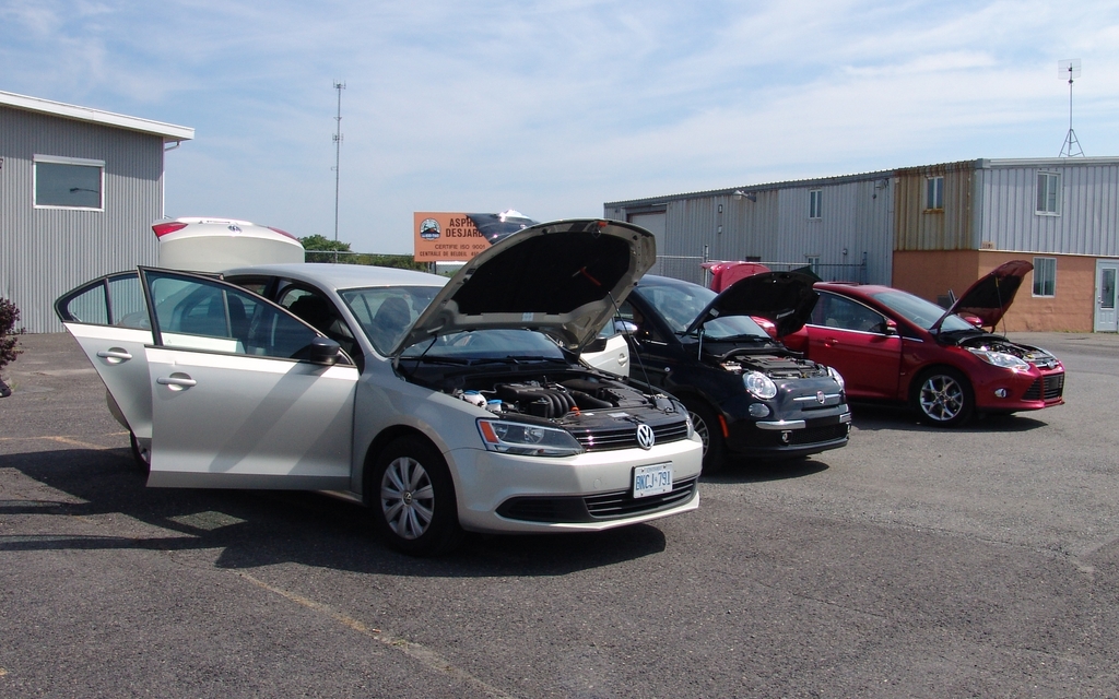 Volkswagen Jetta, Fiat 500 et Ford Focus