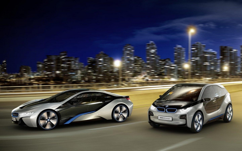 BMW i3 et i8 concepts