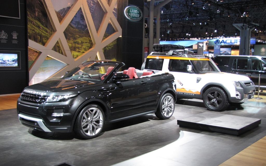 Concepts Range Rover cabriolet et Land Rover DC100 Expedition