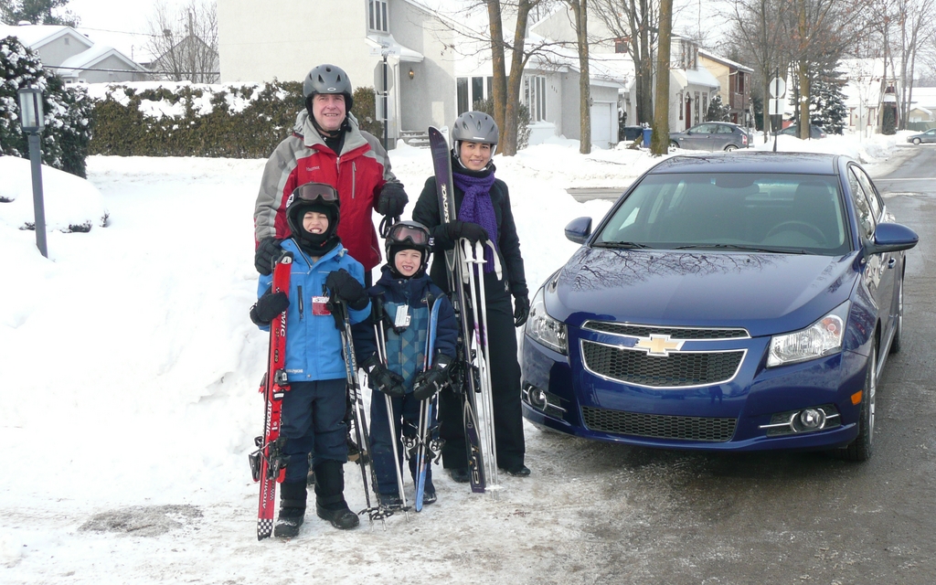 The Brossard-Bélanger clan needs a vehicle that can carry kids and skis