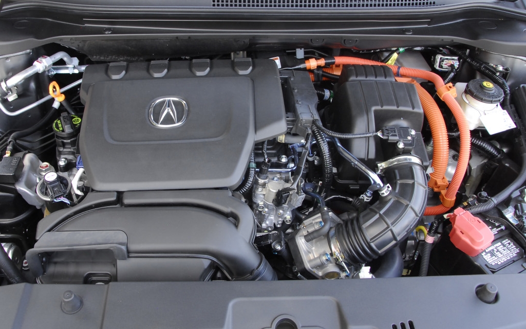 The Hybrid’s gas engine is a 1.5-litre 4-cylinder