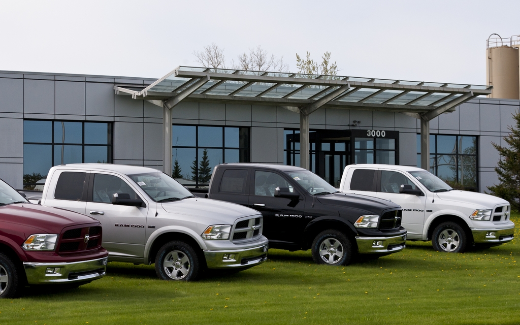 Défilé de camions RAM 1500