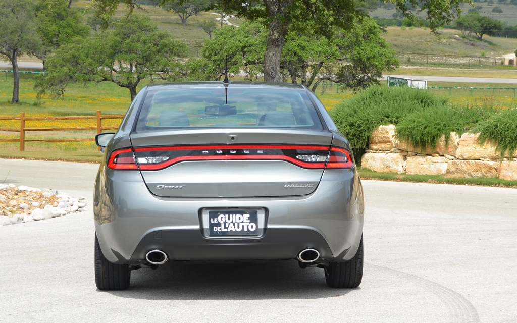 The taillights are similar to those on the Charger