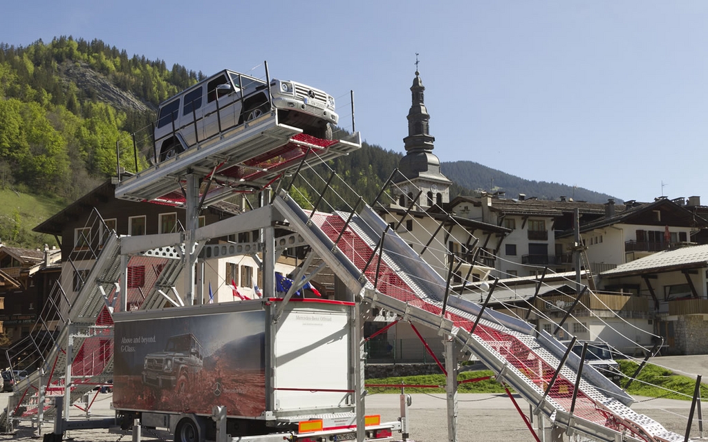 Une montagne autrichienne artificielle au coeur des Alpes françaises.