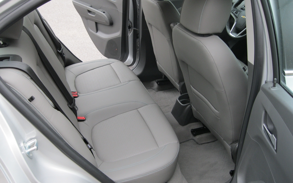 Chevrolet Sonic: lots of room in the back seats  